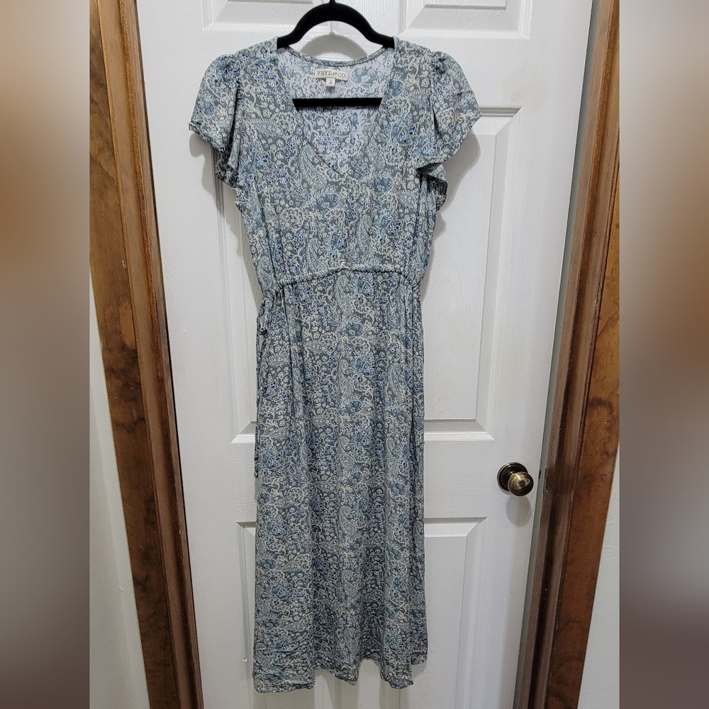 Frye Floral Blue Dress